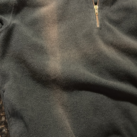 Men’s Turtle neck zip up. Blue yellow and green - Picture 4 of 4